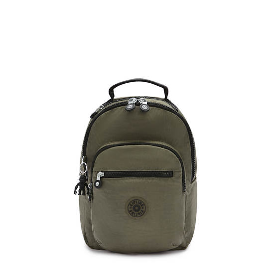 Kipling Seoul Small Tablet Backpacks Green Moss | CA 1615XY